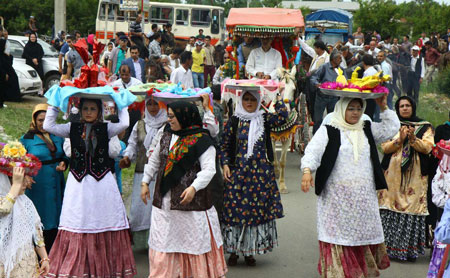 آداب و رسوم ایران | مراسم سنتی گیلان | مراسم گیشه بری