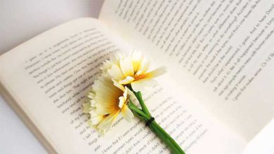 book and flower