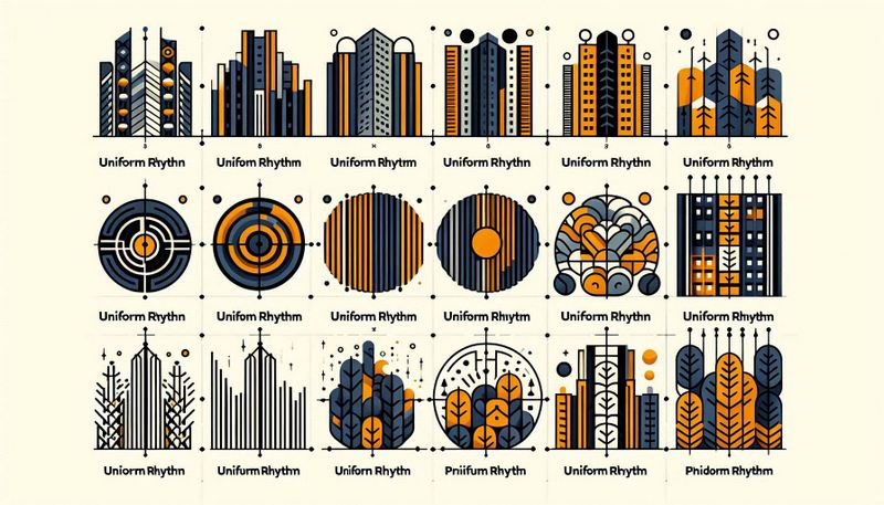 طراحی انواع ریتم در معماری