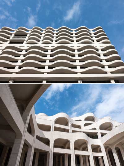 طراحی ریتم موجی در معماری معاصر