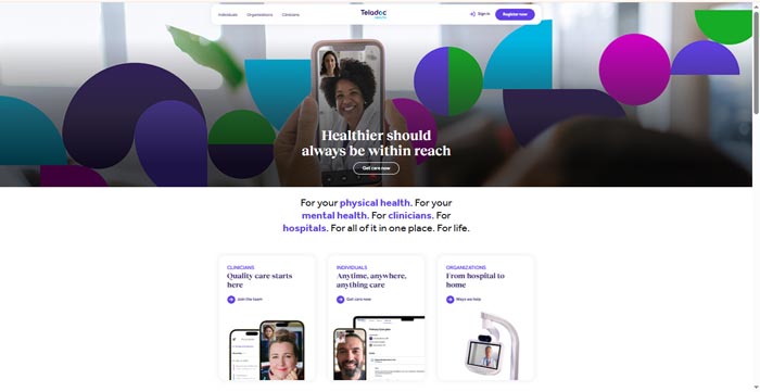 پلتفرم خارجی Teladoc Health