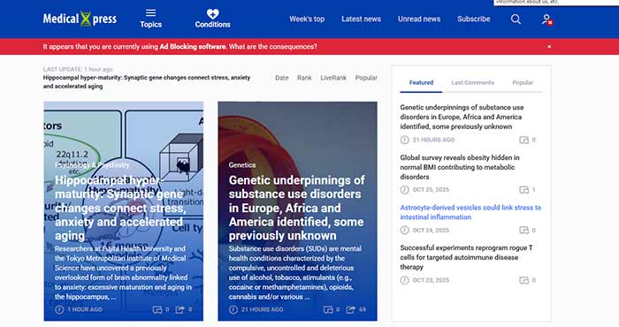 سایت مدیکال اکسپرس