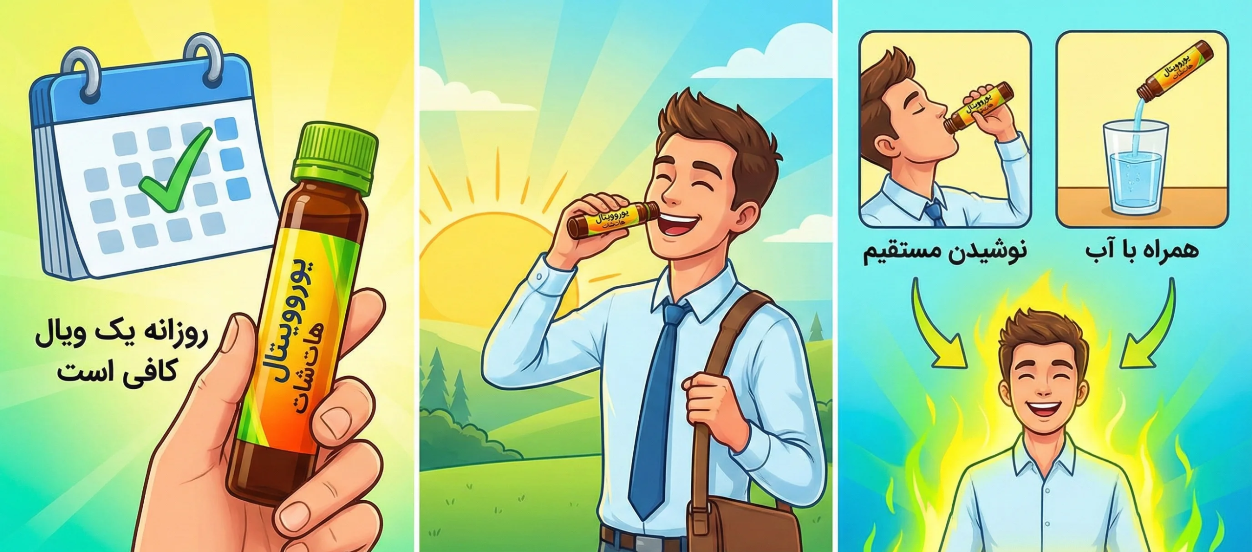 روش مصرف هات‌ شات یوروویتال